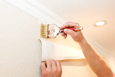 Pose de papier peint à Lintot — revêtements muraux et toiles de verre